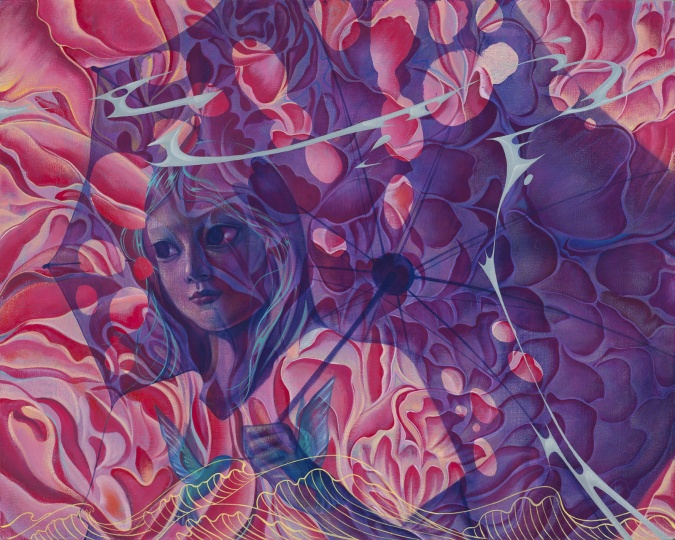 《好天气》80×100cm 布面丙烯 2016
《好天气》80×100cm 布面丙烯 2016