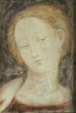 许慧媛 临摹马索利诺 30×20cm 木板裱布坦培拉 2015
许慧媛 临摹马索利诺 30×20cm 木板裱布坦培拉 2015