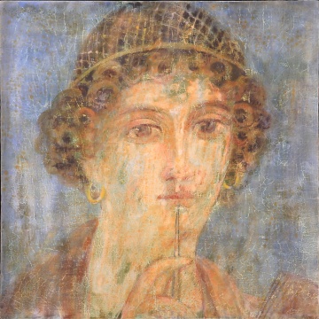 王峥 临摹《庞贝女像》 50x50cm 木板裱布坦培拉 2015
王峥 临摹《庞贝女像》 50x50cm 木板裱布坦培拉 2015