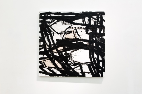 《能量4》 布面丙烯、综合材料 120×120cm 2017
