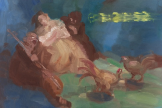 《香料No.4》200×300cm 布面油画 2017
《香料No.4》200×300cm 布面油画 2017