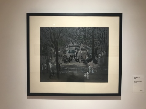 《大连儿童园1982-24》60×70cm 纸本油彩 1982
