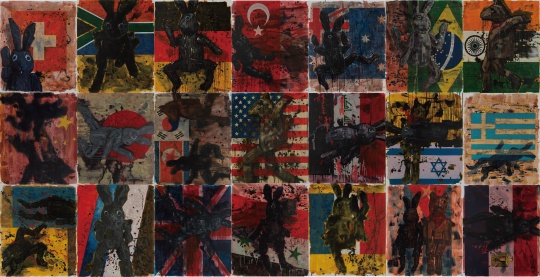 《21-今日之局》 120×100cm21组 布面油画 2016
《21-今日之局》 120×100cm21组 布面油画 2016