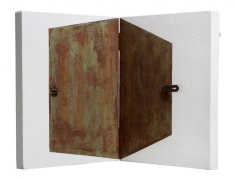 付帅《错位-开关》 50×40cm×2 布面综合材料 2015
付帅《错位-开关》 50×40cm×2 布面综合材料 2015