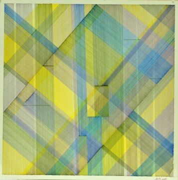 左月 《水的果实》 39x39cm 纸上纤维勾线笔 2016 左月 《水的果实》 39x39cm 纸上纤维勾线笔 2016