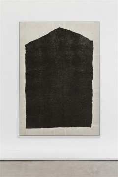 杨诘苍《诸侯瑹》310x235cm 墨、纱布、宣纸 1989-1990
杨诘苍《诸侯瑹》310x235cm 墨、纱布、宣纸 1989-1990