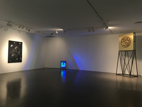 “物质与制图”展览现场
“物质与制图”展览现场