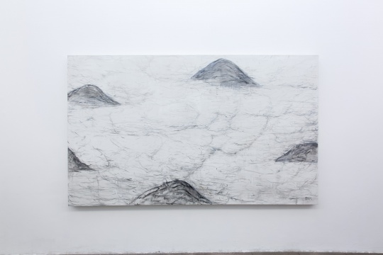 《云之三》布面油画，320 x 192cm，2017
