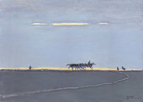 《黄昏后》100X140cm 2014年
《黄昏后》100X140cm 2014年