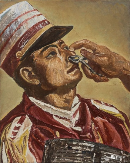 《五官检查-鼻》 50×40cm 布面油画 2016
《五官检查-鼻》 50×40cm 布面油画 2016