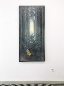 章犇《无人之境1》 160x70cm 布面油画 2017
章犇《无人之境1》 160x70cm 布面油画 2017