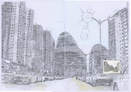 张嗣《白夜里》175x249cm,20.3x30.5cm 背胶纸喷绘 相纸 2018
张嗣《白夜里》175x249cm,20.3x30.5cm 背胶纸喷绘 相纸 2018