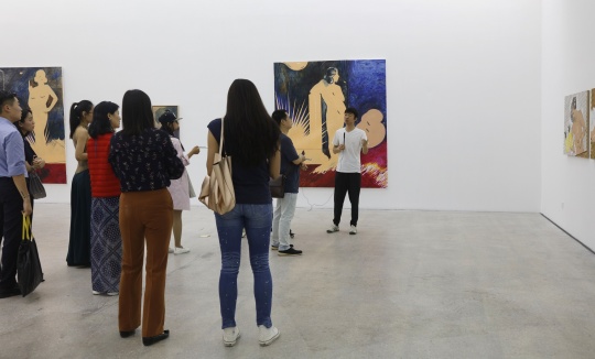“飞矢无动”付经岩个展现场
“飞矢无动”付经岩个展现场
