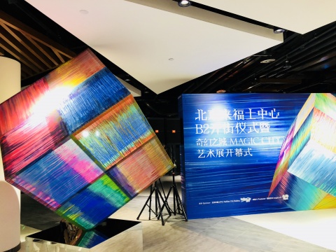 张湘溪作品 《炫动的七彩魔方》
张湘溪作品 《炫动的七彩魔方》