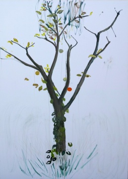 《画了一年1》 250x180cm 布面油彩 2015
《画了一年1》 250x180cm 布面油彩 2015