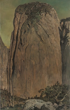 《寻山图 咸平三年五月初一酉时》 65×102cm 布面丙烯 2017
《寻山图 咸平三年五月初一酉时》 65×102cm 布面丙烯 2017