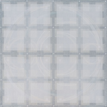 祁奋骏 《4,4-1》 布面丙烯 50×50cm 2018
祁奋骏 《4,4-1》 布面丙烯 50×50cm 2018