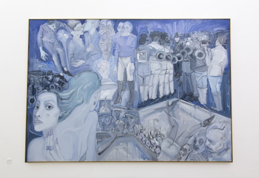 《被一个隔岸观火的家伙臆想的风景边界NO.3》 280 x 400cm 布面油画 2016
《被一个隔岸观火的家伙臆想的风景边界NO.3》 280 x 400cm 布面油画 2016