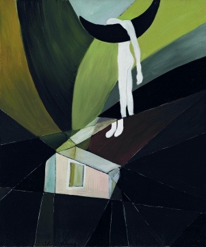 李爽《梦》87.4×73.5cm 布面油彩 1980 图片版权 © 龙美术馆
李爽《梦》87.4×73.5cm 布面油彩 1980 图片版权 © 龙美术馆