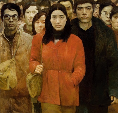 艾轩、何多苓《第三代人》180×190cm 布面油彩 1984 图片版权 © 龙美术馆
艾轩、何多苓《第三代人》180×190cm 布面油彩 1984 图片版权 © 龙美术馆