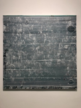《空白198号》，135.5X135.5cm，布面油画，2018
