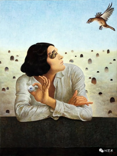 《怪相》 80×60cm 木板坦培拉 2015
《怪相》 80×60cm 木板坦培拉 2015
