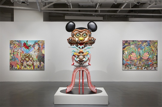 “田名网敬一作品展”现场(©艺术家及chi K11艺术空间)
“田名网敬一作品展”现场(©艺术家及chi K11艺术空间)