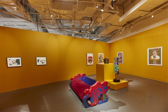 “田名网敬一作品展”现场(©艺术家及chi K11艺术空间)
“田名网敬一作品展”现场(©艺术家及chi K11艺术空间)
