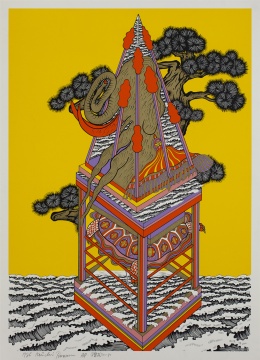 《常磐松(C)》,田名网敬一,Courtesy of the artist and NANZUKA
《常磐松(C)》,田名网敬一,Courtesy of the artist and NANZUKA