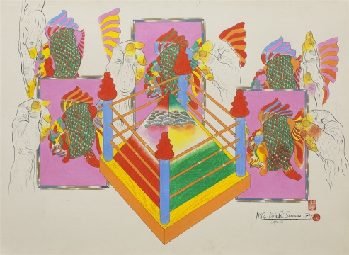《金鱼》,田名网敬一,Courtesy of the artist and NANZUKA
《金鱼》,田名网敬一,Courtesy of the artist and NANZUKA