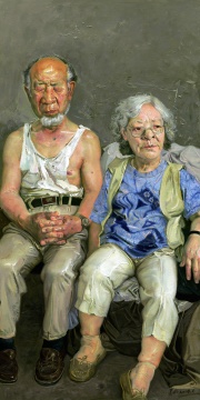 《金婚》 160x80cm 布面油画 2008
《金婚》 160x80cm 布面油画 2008