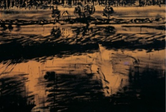 安塞姆·基弗 《阿拉里希的坟墓》 220×300cm 布面油彩 1975
安塞姆·基弗 《阿拉里希的坟墓》 220×300cm 布面油彩 1975