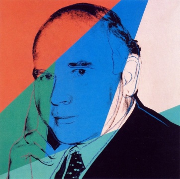 安迪·沃霍尔 《彼得·路德维希肖像》 105×105cm 亚麻布丝网版画 1980
安迪·沃霍尔 《彼得·路德维希肖像》 105×105cm 亚麻布丝网版画 1980