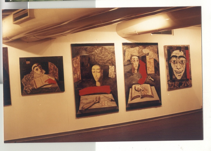 1993年，香港“后89现代艺术大展”现场
