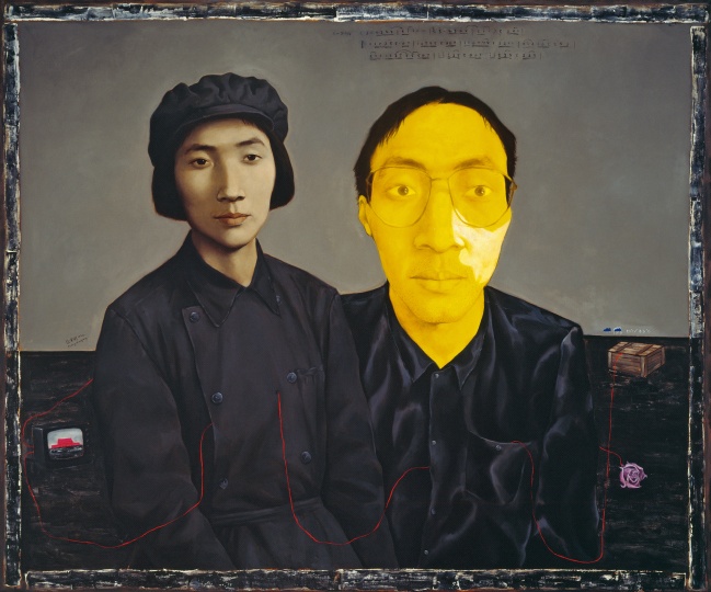 《母与子2号》150×180cm 布面油画  1993
