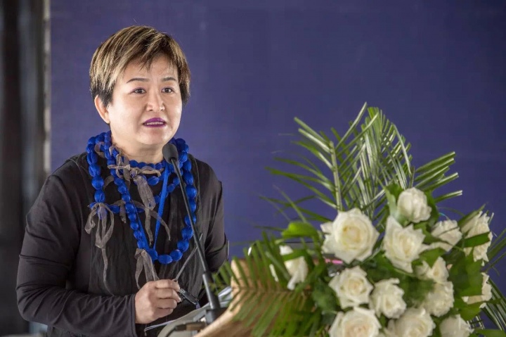 2015年,第三届民营美术馆论坛上的谢素贞
2015年,第三届民营美术馆论坛上的谢素贞
