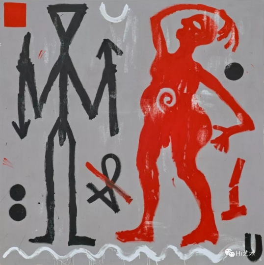 A.R.彭克《改变I》 280x280cm 布面丙烯
A.R.彭克《改变I》 280x280cm 布面丙烯