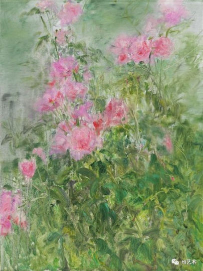 《杂花写生No.6-9》 80x60cm 布面油画 2016
《杂花写生No.6-9》 80x60cm 布面油画 2016