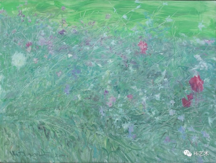 《杂花写生No.1-01》 60x80cm 布面油画 2011
《杂花写生No.1-01》 60x80cm 布面油画 2011