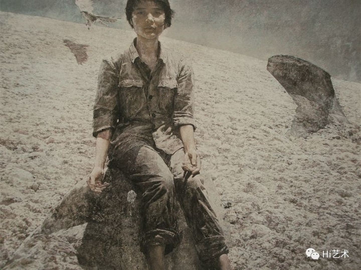 《青春》 150x187m 布面油画 1984
《青春》 150x187m 布面油画 1984