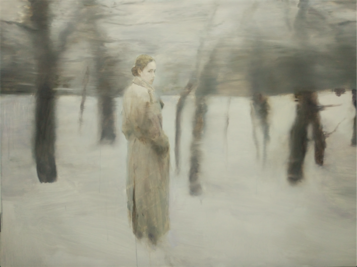 《俄罗斯森林(青铜时代)》 150×200cm 布面油画 2017
《俄罗斯森林(青铜时代)》 150×200cm 布面油画 2017