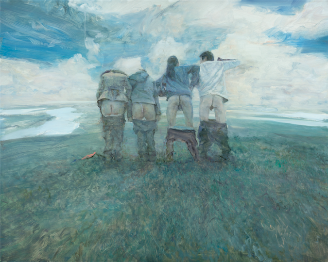 《青春》 160x360cm 布面油画 2007
《青春》 160x360cm 布面油画 2007