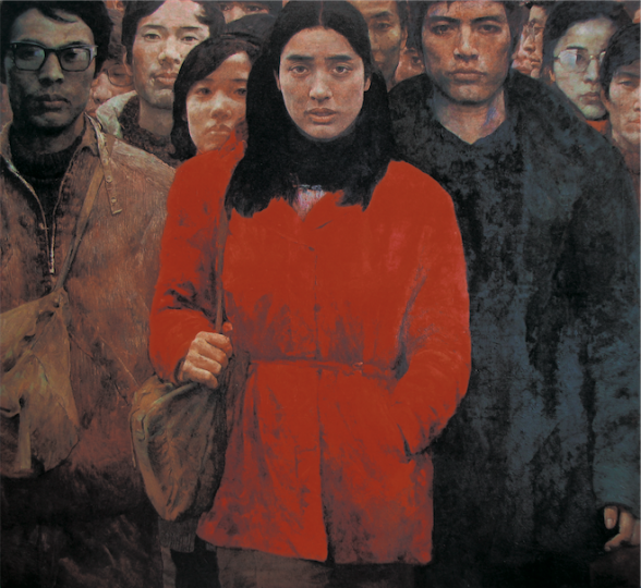 何多苓、艾轩合作 《第三代人》 177x187cm 1984
何多苓、艾轩合作 《第三代人》 177x187cm 1984
