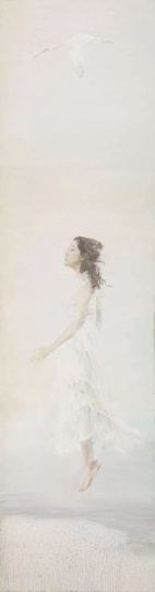 《风》300x80cm 布面油画 2013
《风》300x80cm 布面油画 2013