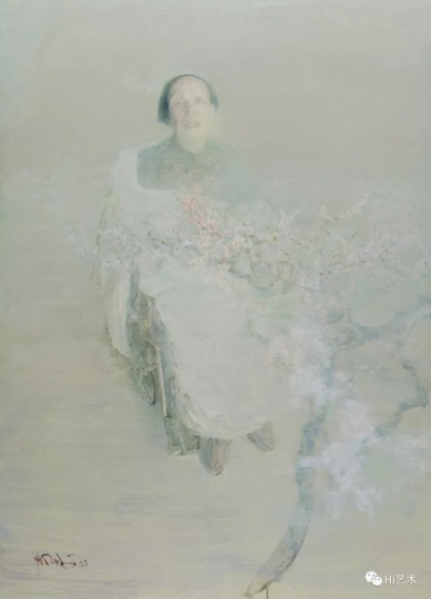 《母亲》 180x130cm 布面油画 2003
《母亲》 180x130cm 布面油画 2003