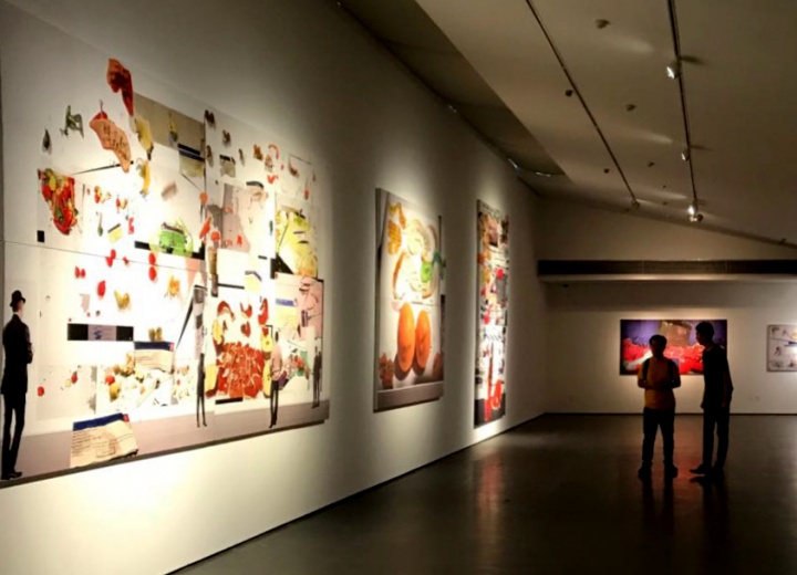 “去颤”双个展现场
“去颤”双个展现场
