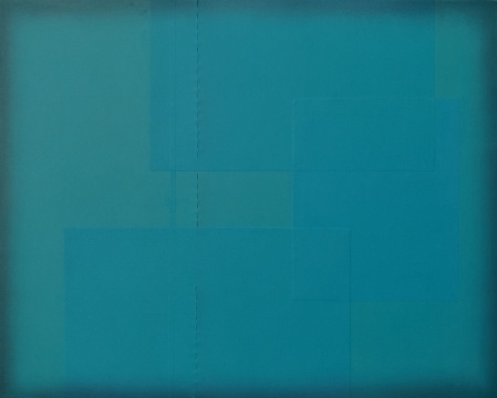 黄佳，《2017.5月》，100x80cm，布面油画，2017
