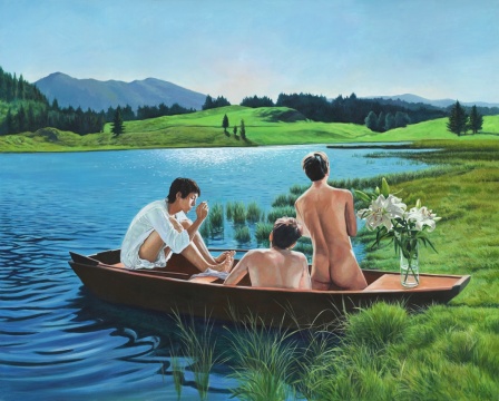 “他们+” 《百合》 120x150cm 布面丙烯 2018
“他们+” 《百合》 120x150cm 布面丙烯 2018