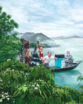 “他们+” 《过去心不可得》150x120cm 布面丙烯 2018
“他们+” 《过去心不可得》150x120cm 布面丙烯 2018