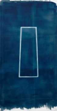  《消逝与弥散》210x110cm 蓝晒，独版 2018
